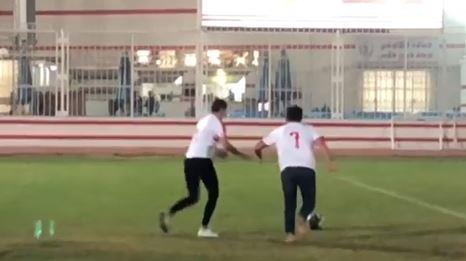 مريم أوزرلي تلعب كرة القدم في نادي الزمالك (1)                                                                                                                                                          