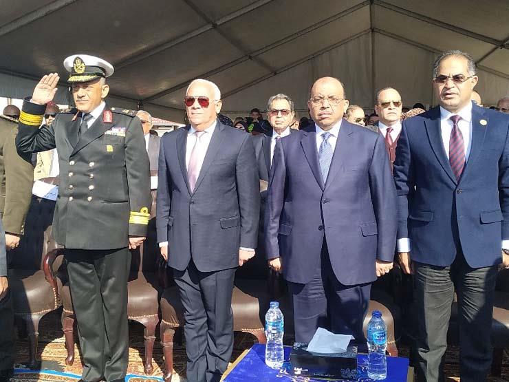 وزير التنمية المحلية يشهد عرض عسكري في بورسعيد                                                                                                                                                          