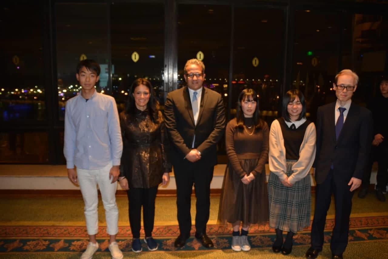 وزيرة السياحة تلتقي وفد الشباب الياباني (1)
