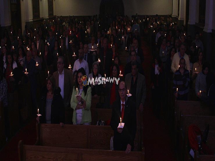 صلاة الشموع في الكنيسة الإنجيلية احتفالًا بالعام الجديد (1)                                                                                                                                             