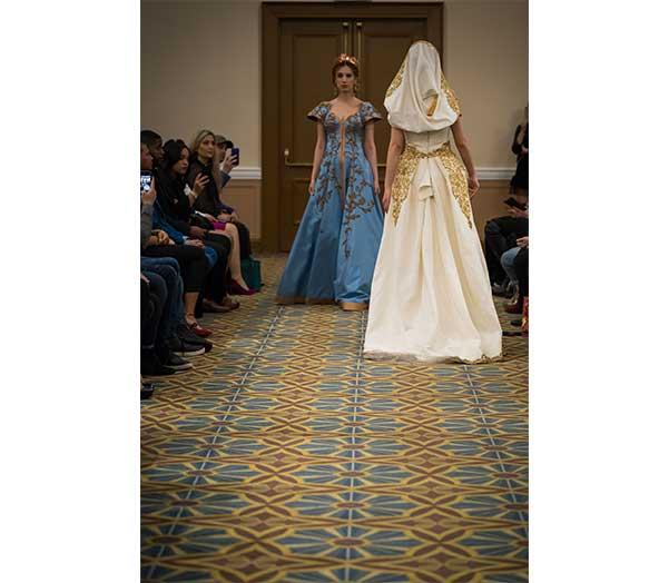 لمياء عتروسى تفاجيء الجمهور الأمريكى فى moda week international بالتراث التونسى  (1)                                                                                                                    