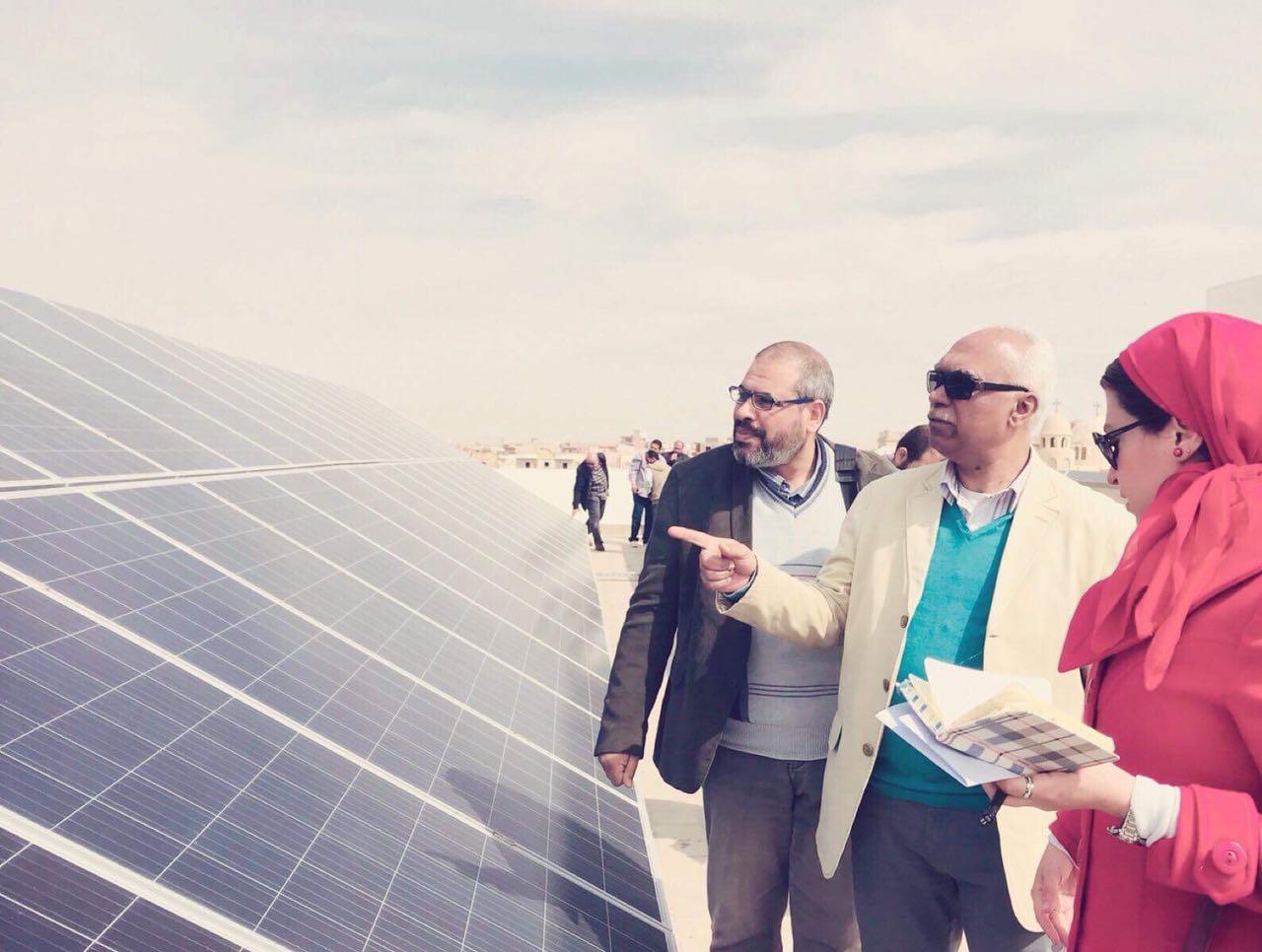 افتتاح محطة للطاقة الشمسية بجهاز بني سويف الجديدة (1)                                                                                                                                                   