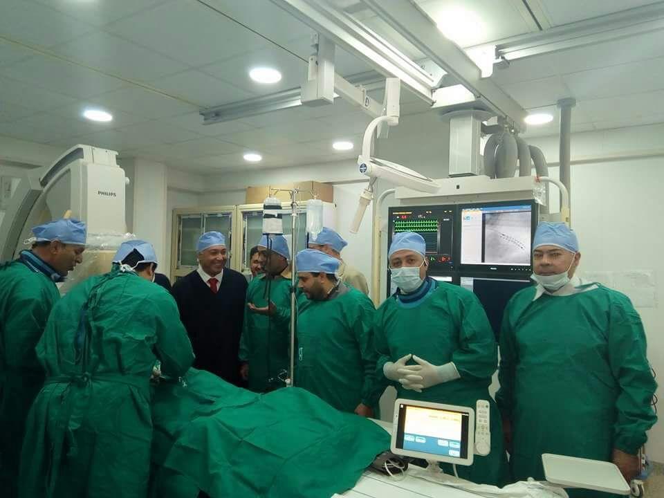 إجراء أوّل عملية قسطرة قلب بمستشفى كفر الشيخ (1)                                                                                                                                                        