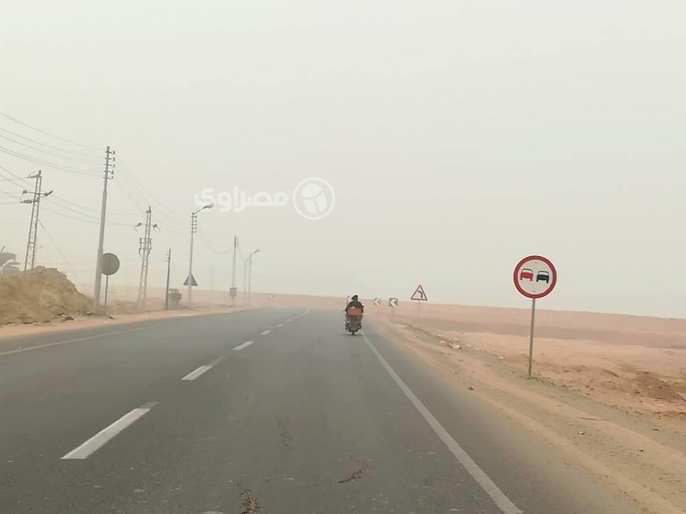 عاصفة ترابية تضرب الوادي الجديد (1)                                                                                                                                                                     