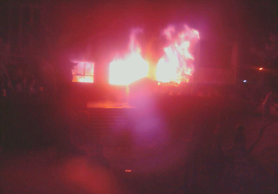 حريق مدرسة في المنيا (1)                                                                                                                                                                                