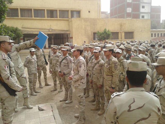 القوات المسلحة تصل إلى المقار الانتخابية بالمنوفية (1)                                                                                                                                                  