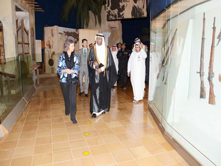 ملكة إسبانيا في المتحف الوطني السعودي بالرياض (1)                                                                                                                                                       