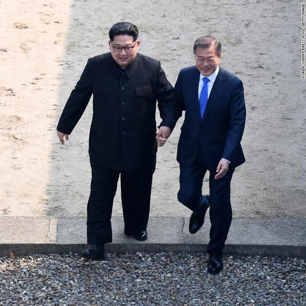 زعيم كوريا الشمالية إلى أرض الجنوب (1)                                                                                                                                                                  