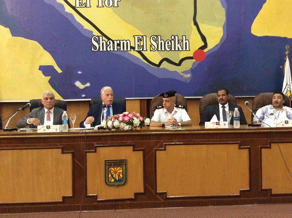 جلسة المجلس التنفيذي بمحافظة جنوب سيناء (1)                                                                                                                                                             