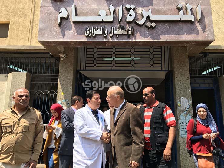 محافظ القاهرة يتفقد مستشفى المنيرة العام (1)                                                                                                                                                            