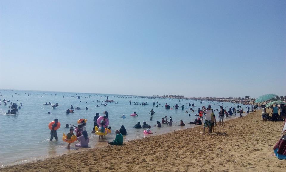 إقبال على شواطئ مدينة الطور للاحتفال بشم النسيم (1)                                                                                                                                                     
