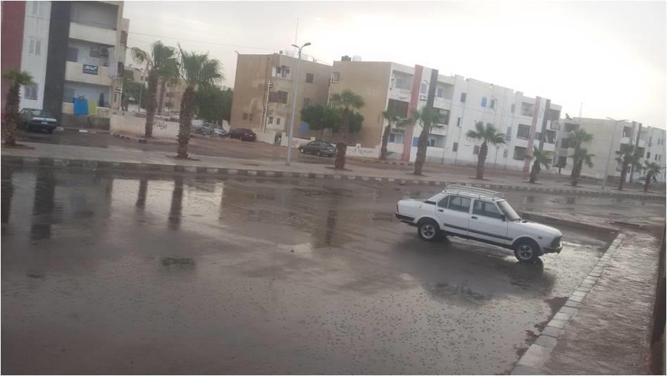 امطار بحي الزهور بمدينة الطور                                                                                                                                                                           