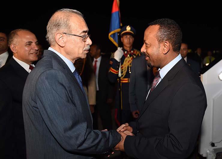 شريف إسماعيل يستقبل رئيس وزراء اثيوبيا (1)                                                                                                                                                              