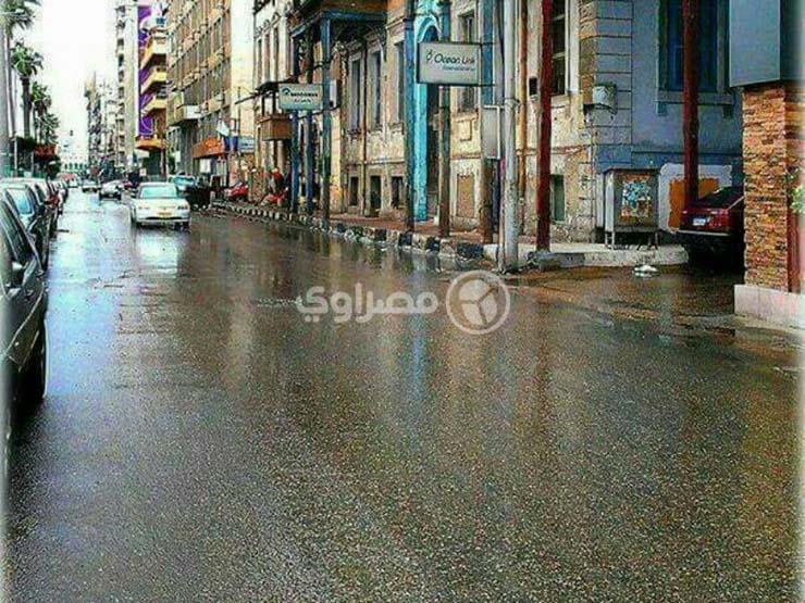 سقوط أمطار على بورسعيد                                                                                                                                                                                  