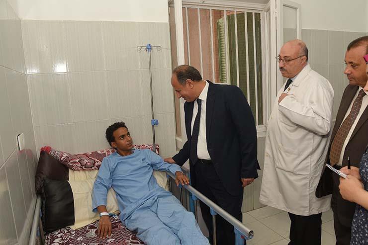 محافظ الإسكندرية يتفقد مستشفى طلبة سبورتنج (1)                                                                                                                                                          
