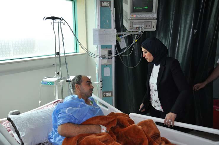 وزيرة الصحة تتفقد 3 مستشفيات لـالطوارئ في أول أيام العيد (1)                                                                                                                                            