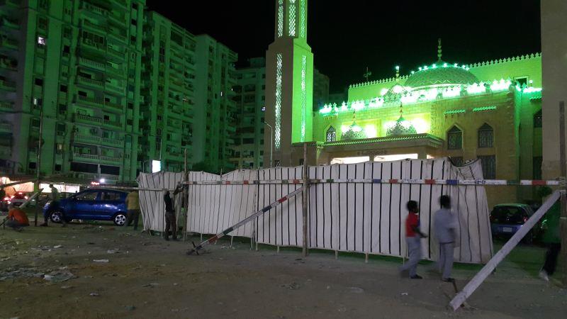 ساحة مسجد المحروسة                                                                                                                                                                                      