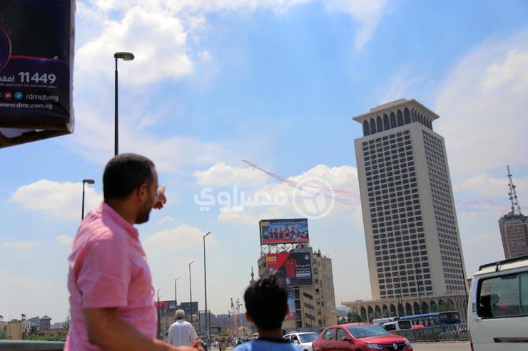 احتفالات جوية في التحرير أثناء حلف السيسي لليمين الدستوري (1)                                                                                                                                           