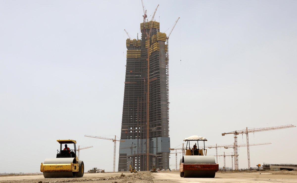 بالصور- برج جدة في طريقه لكسر الرقم القياسي لأعلى مبنى بالعالم (1)
