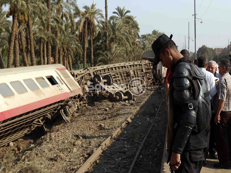 حادث القطار البدرشين (2)                                                                                                                                                                                