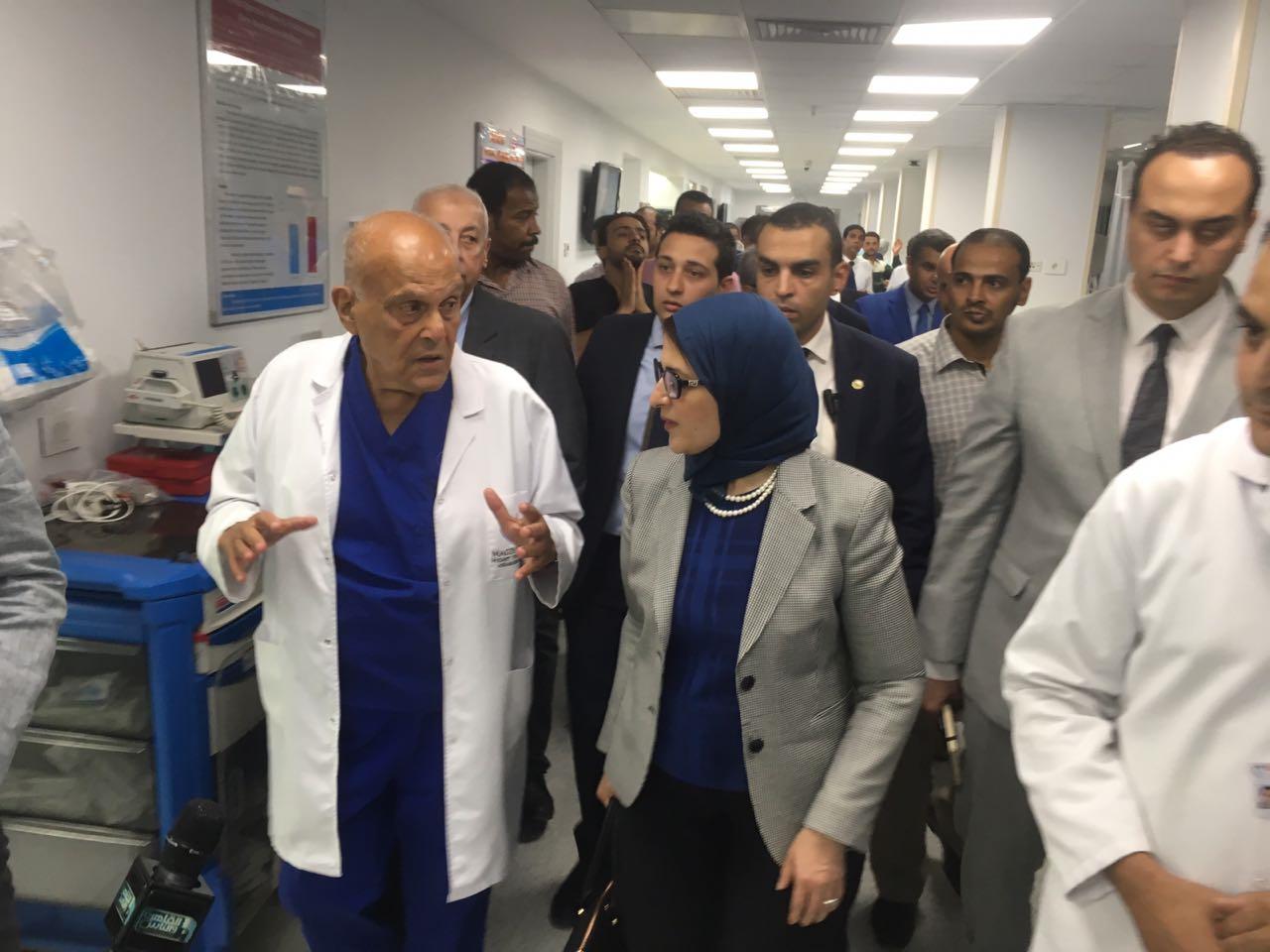 زيارة وزيرة الصحة لمؤسسة مجدي يعقوب (1)                                                                                                                                                                 