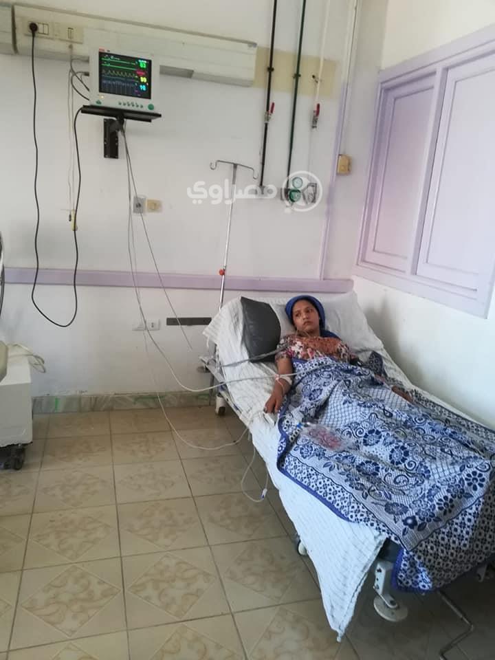 استقرار حالة المصابة بعد وضعها تحت الملاحظة بمستشفى كفر الدوار                                                                                                                                          