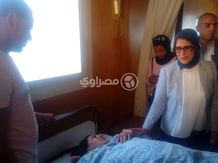وزيرة الصحة تتفقد عمليات قوائم الانتظار بمستشفى الرمد  (1)                                                                                                                                              