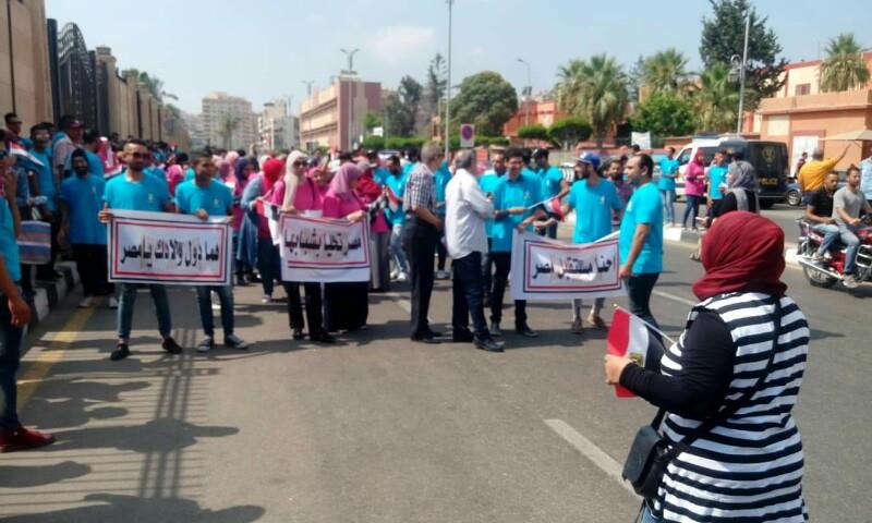 ماراثون للمشي ضمن احتفال اليوم العالمي للشباب ببورسعيد                                                                                                                                                  