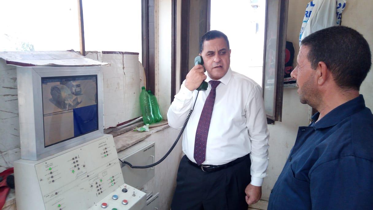  جولة رئيس السكك الحديدية على خط القاهرة - أسوان (2)