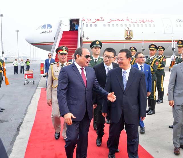 ​استقبال الرئيس السيسي بالصين (1)                                                                                                                                                                       