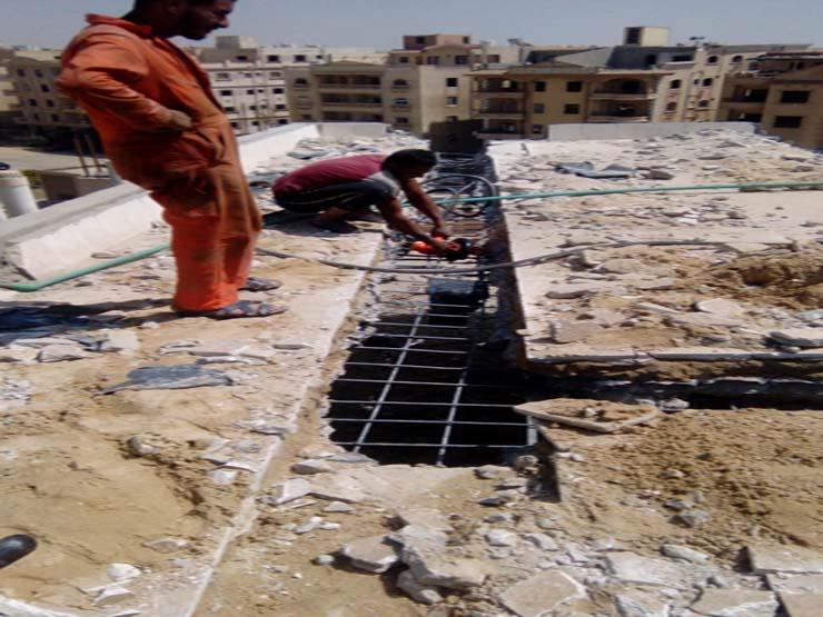 حملات لإزالة مخالفات البناء في القاهرة الجديدة وبرج العرب (1)                                                                                                                                           