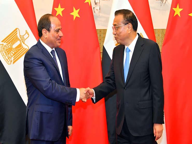 السيسي يبحث مع رئيس وزراء الصين (1)                                                                                                                                                                     