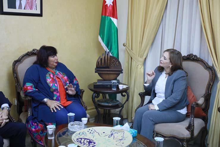 وزيرة الثقافة الأردنية تستقبل نظيرتها المصرية (1)                                                                                                                                                       