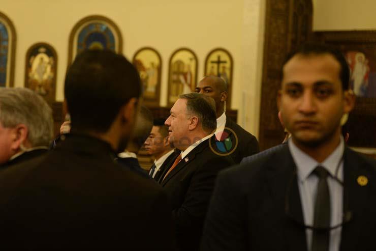 وزير الخارجية الأمريكي يزور كاتدرائية ميلاد المسيح (2)