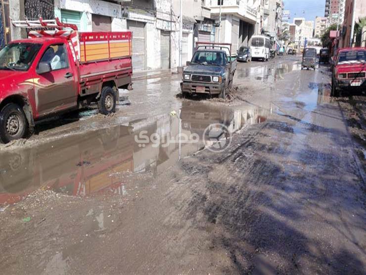 جانب من موجة الطقس السيئ الذي شهدته مصر الفترة الماضية (1)