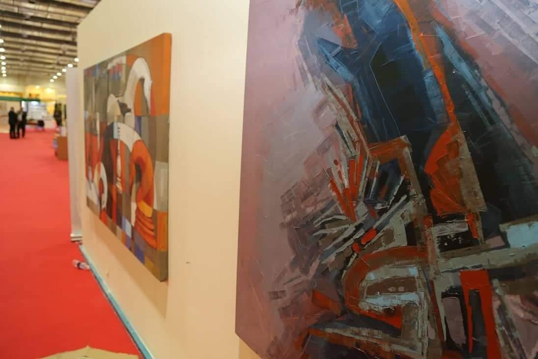 معرض فن تشكيلي بالجناح السعودي في معرض الكتاب (2)