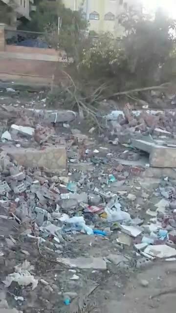 القمامة تسكن منطقة ممشي النيل