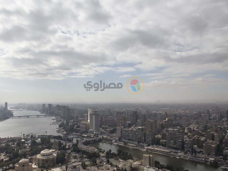 تجمع سحب الأمطار في سماء القاهرة (3)