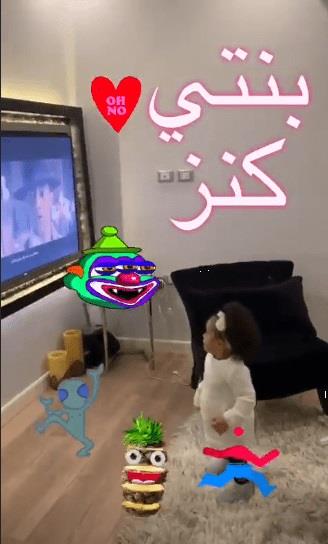 ابنة محمد رمضان ترقص على أغنيته الجديدة (1)