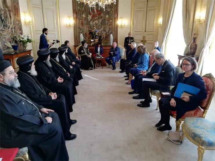 البابا تواضروس يزور مقر مجلس الشيوخ الفرنسي (1)