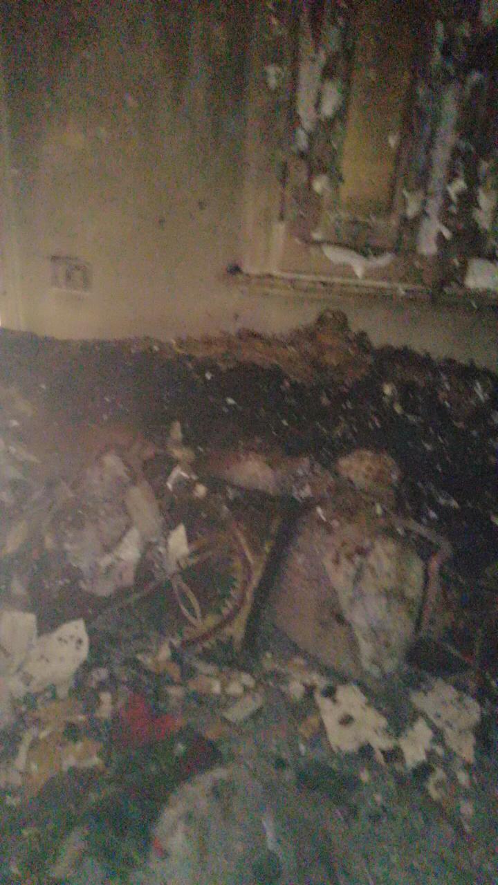 اندلاع حريق في شقة بالعجوزة