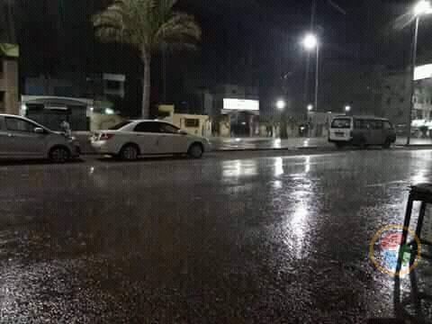سقوط أمطار غزيرة مصحوبة برياح سريعة على مناطق عدة في دمياط