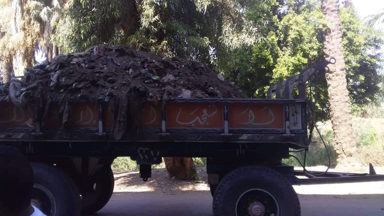 رفع 140 طن مخلفات صلبة في حملة لنظافة القرنة بالأقصر (1)