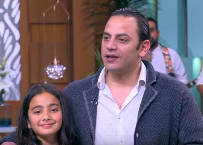احمد برادة مع ابنته