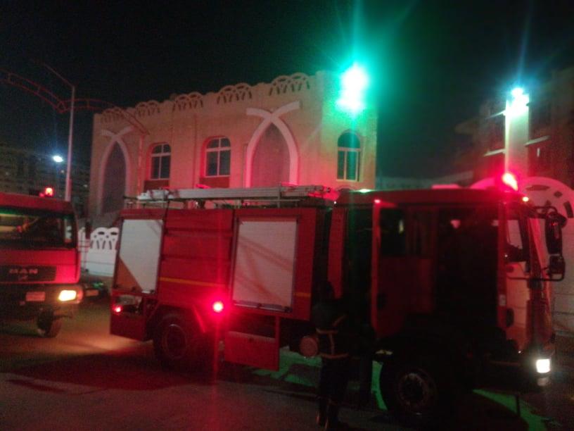 السيطرة على حريق بقرية سياحية في بورسعيد