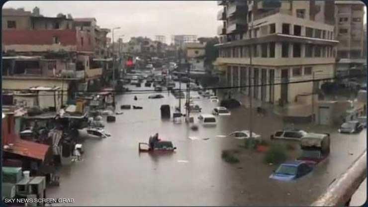 السيول في لبنان