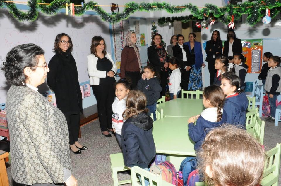 قنصل فرنسا بالإسكندرية تزور مدرسة فرنسية في الذكرى 130 على إنشائها