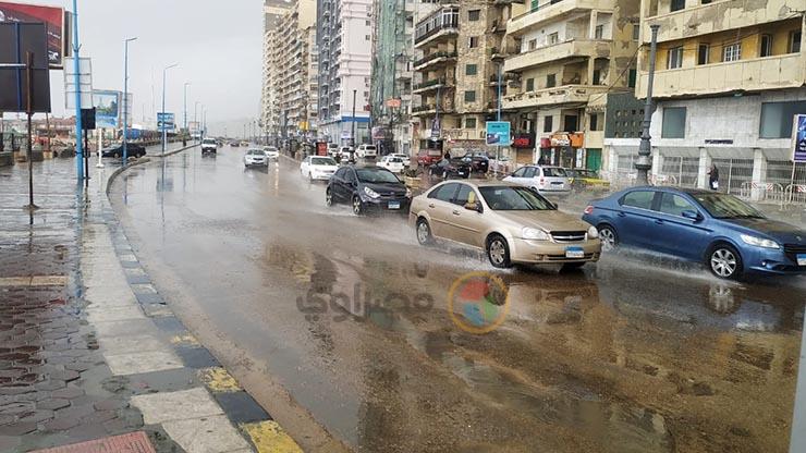 موجة الطقس السيئ في الإسكندرية 