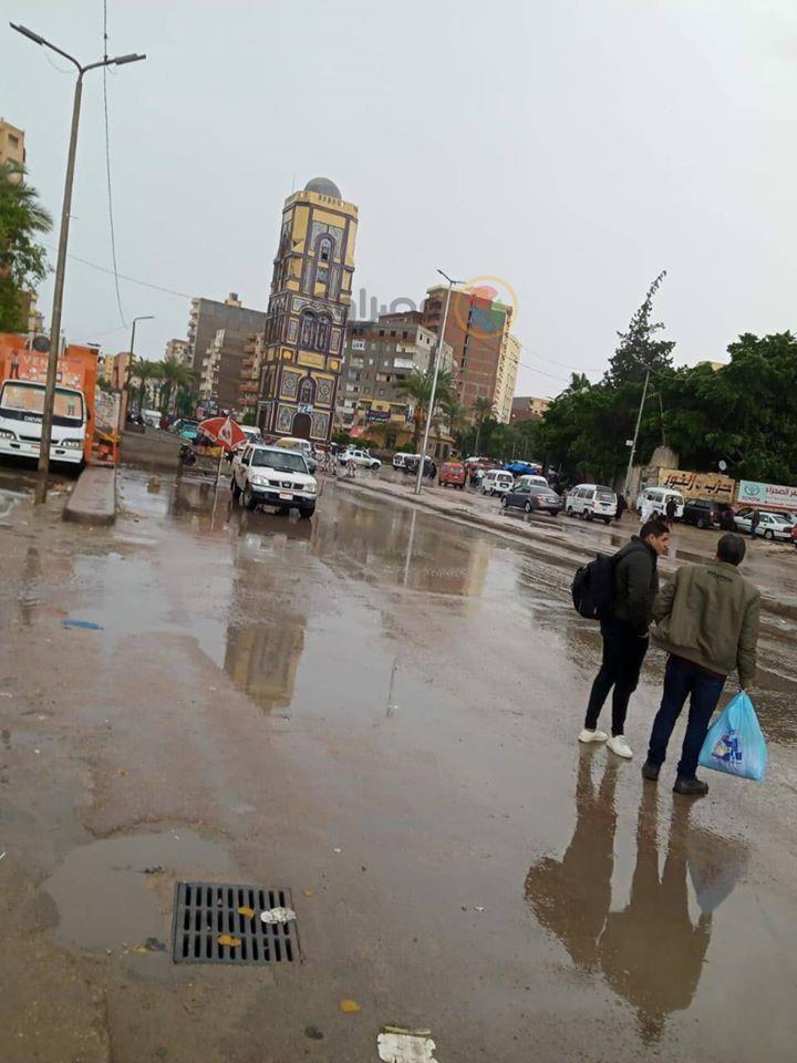 استمرار جهود كسح مياه الأمطار بالإسكندرية
