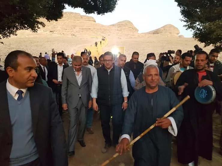 استقبال وزير السياحة في المنيا (1)